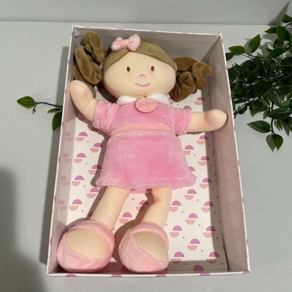 Jolijou Mlle Rose Plush Doll In Pink Dress With Gift Box - Picture 3 of 6